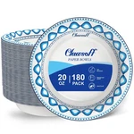 20 Oz 180 Pack Paper Bulk, Soak Heavy Duty Bowls, Cut Proof... New. Price: $26.48.