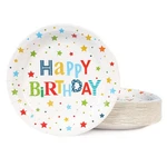 Happy Birthday Party Plates, 9INCH-50PCS, Paper For De... New. Price: $26.57.