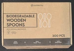 Purpleclay 300 Pcs Biodegradable Wooden Spoons 100% Natural Birchwood New. Price: $26.36.