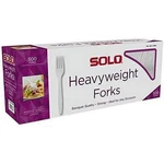 Solo Heavyweight Plastic Fork, White, 500-COUNT New. Price: $25.99.