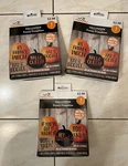 Lot Of 3 Celebrate! Halloween Punny Pumpkins Kit, Multi Ways Decorate! Open. Price: $8.50.
