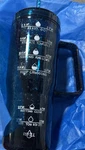 Main Stays 30OZ Hydration Tracker Tumbler Blue Glitter Straw Cup With Handle New. Price: $10.00.