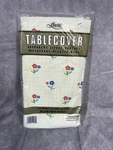 Linette 3-PLY Tablecover Sz 54" X108" Flowers Made The Usa Spring Summer New. Price: $11.99.