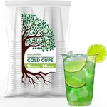 Stock Your Home 16 Oz Clear Commercially Compostable Cold Cups (50 Pack), New. Price: $34.99.