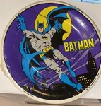 Vintage Batman Paper Plates 7" Dc Comics 1989 Sealed Unique Industries Cpics. Price: $9.19.
