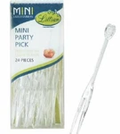 Lillian Tablesettings Mini Entertainers Clear 3" Party Pick For Desert New. Price: $9.43.