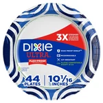 Dixie Ultra, Large Paper Plates, 10 Inch, 44 Count (pack Of 1), White & Blue New. Price: $9.64.