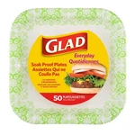 Glad Square Disposable Paper Plates For All Occasions New & Improved Quality. Price: $15.59.