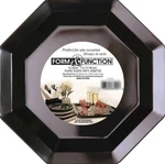 Plastic Lunch Plates 7IN 12CT, Octagon Black New. Price: $14.99.