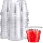 250 Pack Clear Plastic Cups, 9 Oz Old Fashioned Tumblers, Disposable Drinking New. Price: $46.99.