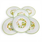 Corelle Strawberry Sundae Salad Luncheon Plates 8.5" Vintage Set Of 6 Used. Price: $32.99.