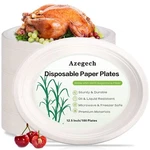 100PACK Disposable Paper PLATES12.5 Inch Oval Platessuper Strong Ecofriend New. Price: $46.50.