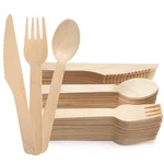 Disposable Cutlery Set, 200PCS Wooden Compostable Utensils (100 Forks, 50 Spo... New. Price: $18.59.
