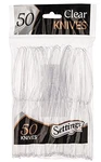 200 Count Plastic Clear Knives, Heavyweight Disposable Cutlery, Great For H... New. Price: $30.68.