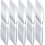 Clear Plastic Knives - (bulk Pack 180) Disposable Utensils Heavy Duty... New. Price: $26.57.