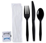 Boardwalk Fktnsmwpsbla Fork/knife/napkin/pepper/salt/spoon Kit (250/CT) New. Price: $29.99.
