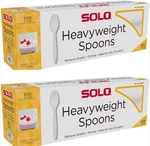 Solo White Heavyweight Spoons, 500 Count (2 Pack) New. Price: $38.45.