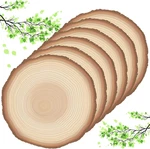 Teling 50 Pack Disposable Wood Slice Paper Placemats Bulk 13 Inch Round Rustic New. Price: $23.99.