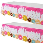 Ggde 2 Pcs Donut Dessert Theme Party Plastic Table Cover Birthday Decor... New. Price: $17.09.