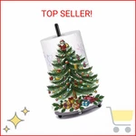Fysuimu Christmas Paper Towel Holder Vintage Xmas Tree Metal Tissue Stand New. Price: $24.28.