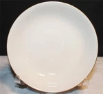 Woodmere Studios Wedding Day Dessert Fruit Bowl White Gold Trim High Strength Used. Price: $16.88.