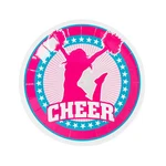 Fun Express Cheer Party Disposable Round Paper Dinner Plates - 9", 8 Count New. Price: $11.64.