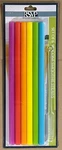 Rsvp Endurance Silicone Smoothie Straws Set Of 6 With Cleaning Brush, Large New. Price: $10.00.