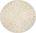 Fireworks Round Set Of 6 Washable Modern Large, Gold New. Price: $24.63.