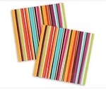 Amscan Disposable 2 Ply Lunch Napkins Stylish Stripes Print (16 Pack) New. Price: $7.99.