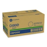 Dixie Paper Dinnerware, Plate, 8.5" Dia, White, 125/PACK, 4/CARTON New. Price: $57.76.