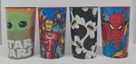 Marvel 12 Oz Plastic Cup Party Favor Set Of 4 Avengers, Grogu, Batman, Spiderman New. Price: $12.99.
