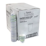 Sysco Trendz Cold Paper Cups 7 Oz 1200 Ct Poly-coated Disposable For Dr New. Price: $144.44.