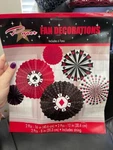 Amscan 6CT. Poker Casino Night Paper Fan Hanging Decorations Party Supply New!. Price: $5.60.