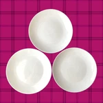 Mary Kay Classic White Plates Set Of 3 8" Salad Dessert Brunch Collectible Gift Used. Price: $17.81.
