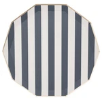 Bonjour Fete Midnight Blue Stripe Paper Plates 10.75IN Pack 8 Party New. Price: $17.50.