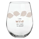 Creative Brands Heartfelt Stemless Wine Glass, 20 Oz, Clear New. Price: $18.99.