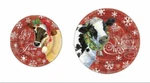 Joy To The Christmas Dinner Dessert Paper Plates Farmhouse Cow Pattern New. Price: $29.99.