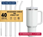 Haundry 12INCH Reusable Straws For Stanley/yeti 30OZ-40OZ Cup Tumbler, 4-PACK Lo New. Price: $15.24.