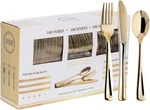 Plastic Silverware, Heavy Duty Cutlery Set Disposable New. Price: $35.74.