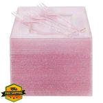Dayammi 200 Pcs Pink Rose Glitter Dessert Plates Forks New. Price: $56.99.