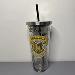 Harry Potter Hogwarts Multi Glitter 20 Oz Acrylic Double Walled Tumbler Cup New. Price: $11.95.