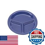 Get G.e.t. CP-10-PB-EC 10.25 Blue Melamine 3-COMPARTMENT Plates Break- New. Price: $57.46.