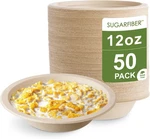 50 Count Harvest Pack Pfas Free Round Paper Bowls - Oz, Natural New. Price: $19.74.