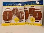 6 Football Paper Lanterns Sports Birthday Banquet Decorations Super Bowl Amscan New. Price: $24.99.
