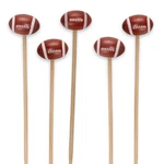 Bamboomn 4.7"DECORATIVE Sports End - 100 Pcs, Football New. Price: $19.99.