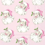 Boston International - Pink Santa Luncheon Napkins L048400 New. Price: $14.00.