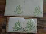 Sealed Gwen Frostic Vtg Luncheon/cocktail Napkins & Coasters Pack/nos Evergreen New. Price: $26.99.