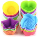 Letgoshop Silicone Cupcake Liners Reusable Baking Cups Nonstick Easy Clean Pa... New. Price: $17.09.