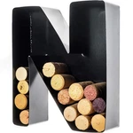 Will's Cork Holder - Metal Monogram Letter (n), Black, Small Wine... New. Price: $12.74.