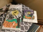 1992 Beach Paper Halloween Tablecloth Napkins Set Original Packages Witch Unspecified. Price: $11.99.